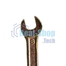 Ключ рожковый Сибртех, 8 х 10 мм, желтый цинк