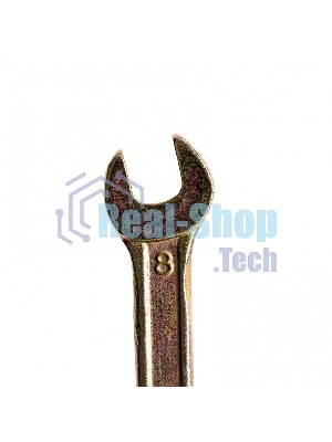 Ключ рожковый Сибртех, 8 х 10 мм, желтый цинк