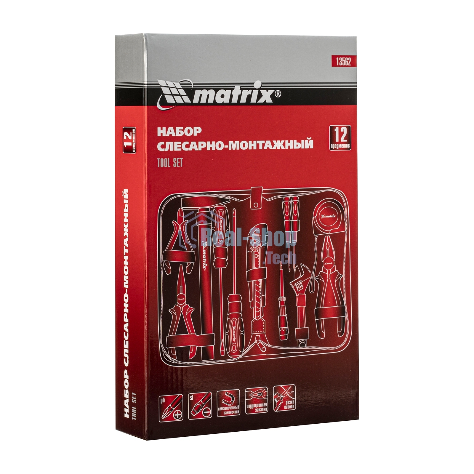 Набор инструментов Matrix набор слесарно-монтажный 12 пред.