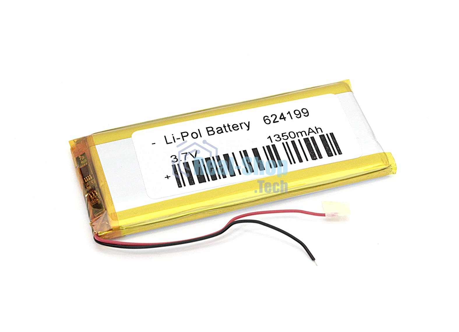 Аккумулятор Li-Pol (батарея) 6.2x41x99мм 2pin 3.7V/1350mAh