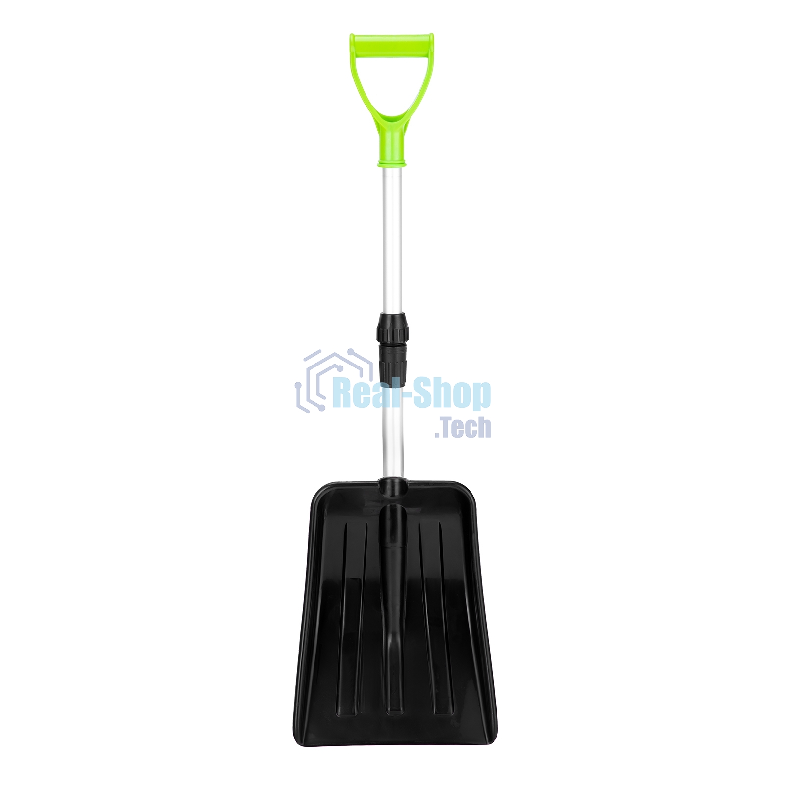 Лопата для уборки снега, полипропилен, 260х340х720-915 мм, телескопический черенок, BASE Palisad