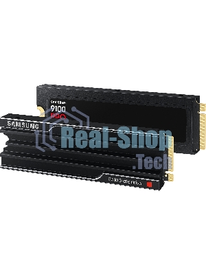 Накопитель SSD 1Tb Samsung 9100 PRO, M.2, PCI-E 5.0 x4, TLC 3D NAND R/W - 14800/13400 Mb/s с радиатором