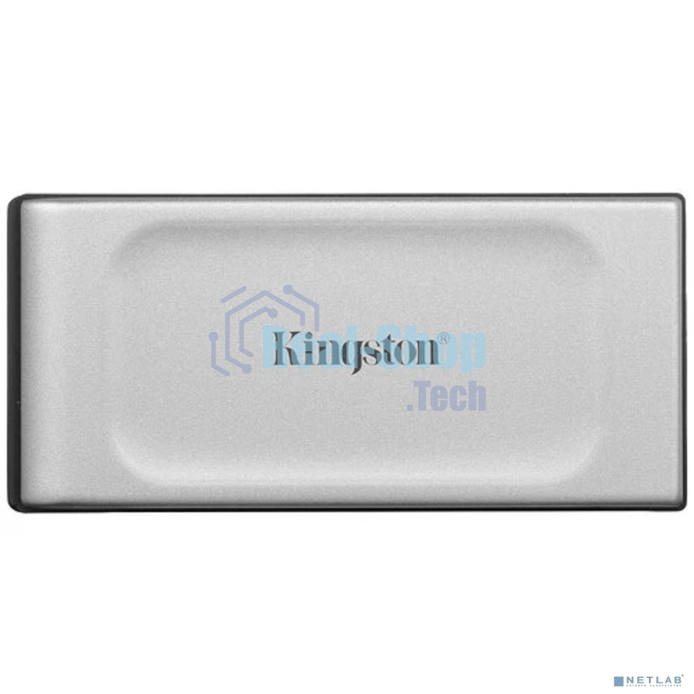 Внешний SSD Kingston External SSD 2TB XS2000 BOC, Type-C, USB 3.2 Gen 2x2, R/W 2000/2000MB/s, IP55, 70x33x14мм, Silver (60 мес)