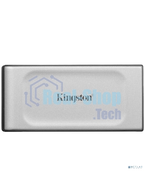 Внешний SSD Kingston External SSD 2TB XS2000 BOC, Type-C, USB 3.2 Gen 2x2, R/W 2000/2000MB/s, IP55, 70x33x14мм, Silver (60 мес)