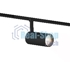 Трековый акцентный светильник Ambrella light GL4405 BK черный IP20 7W 3CCT 3000-6000K SMART 48V 24° D35*90