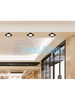 Светильник Ambrella light TN51825 BK черный GX53 max 15W 110*110*39