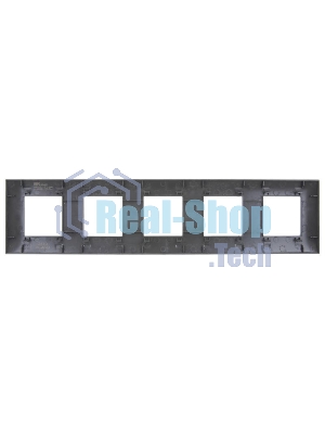 Рамка 5-местная IEK SKANDY SK-F05G (SK-M52-K53) графит