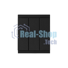 Выключатель SETE 3 кл 10А с/у антрацит IP20/IP44 KRANZ