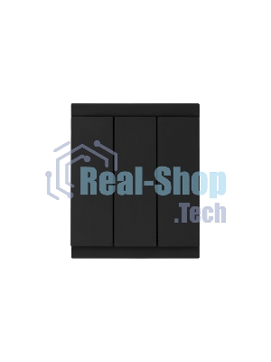 Выключатель SETE 3 кл 10А с/у антрацит IP20/IP44 KRANZ