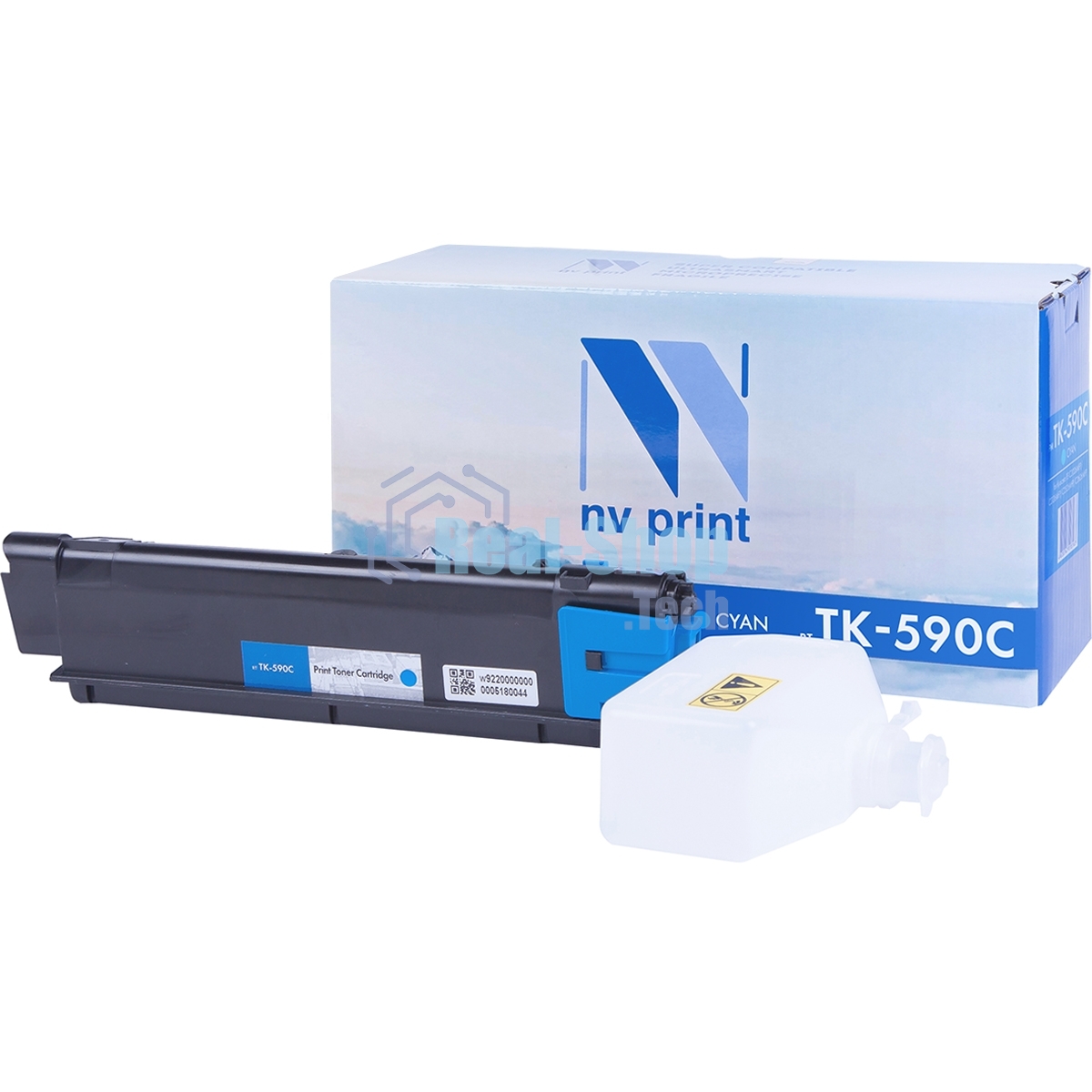 Картридж NVPrint совместимый Kyocera TK-590 Cyan для FS C2026MFP/C2126MFP/C2526MFP/C2626MFP (5000k)