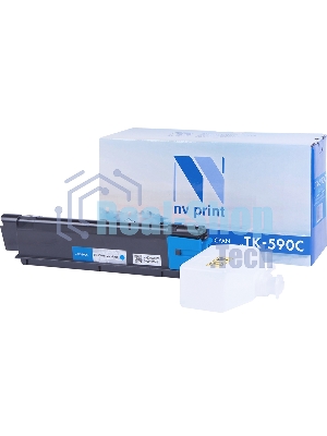 Картридж NVPrint совместимый Kyocera TK-590 Cyan для FS C2026MFP/C2126MFP/C2526MFP/C2626MFP (5000k)