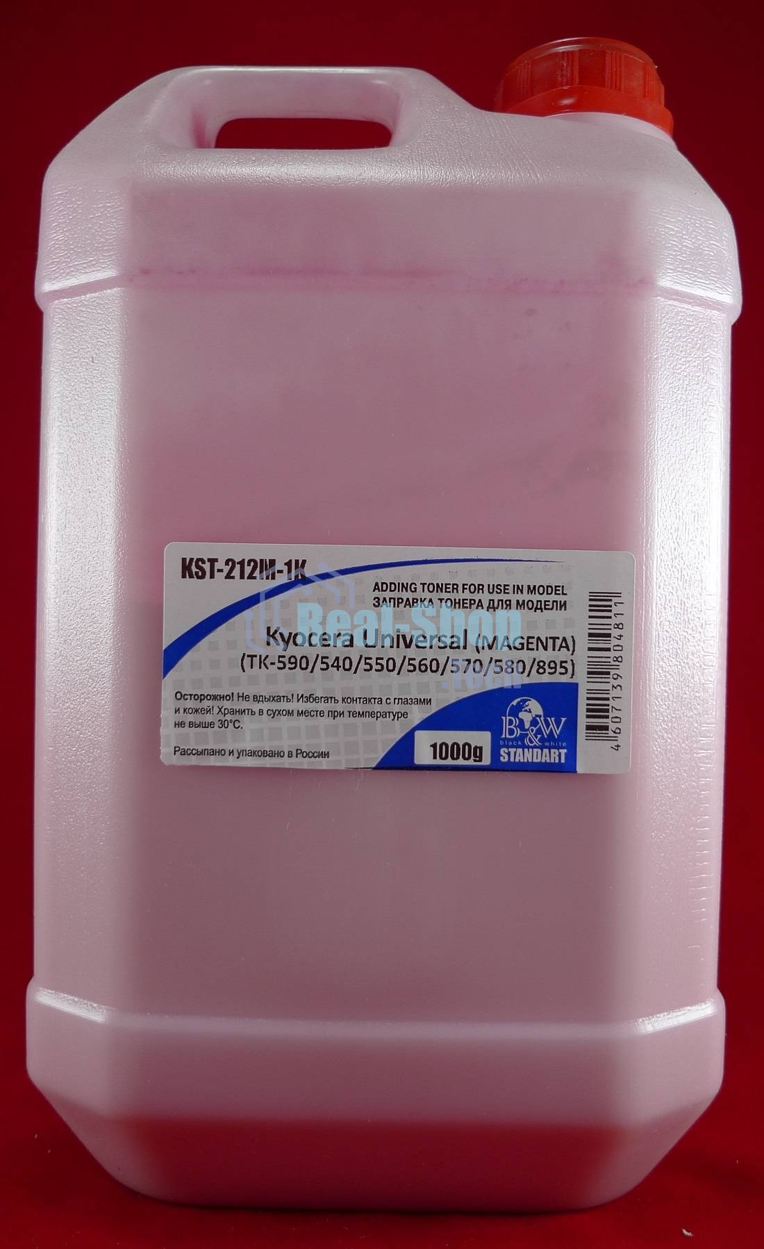 Тонер Kyocera Universal (TK-590/540/550/560/570/580/895) magenta (кан. 1кг) B&W Standart (Tomoegawa) фас России
