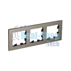 Рамка 3-м AtlasDesign Nature металл латунь SchE ATN312203 Рамка 3-м AtlasDesign Nature металл латунь SchE ATN312203