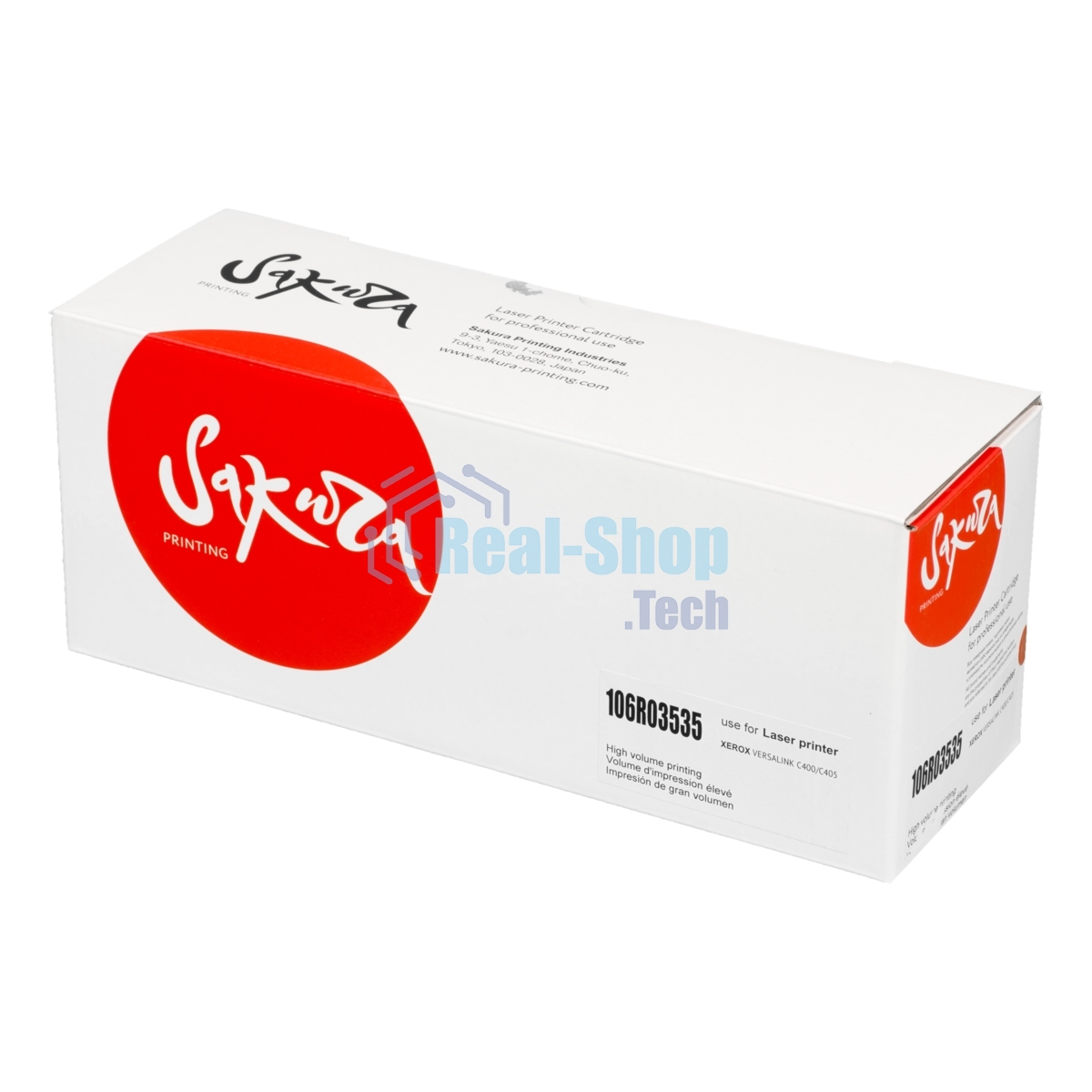 Картридж Sakura 106R03535 для Xerox Phaser VersaLink C400/ C405, пурпурный, 8 000 к.