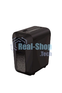 Шредер Fellowes PowerShred LX65 черный (секр.P-4)/перекрестный/10лист./22лтр./скрепки/скобы/пл.карты