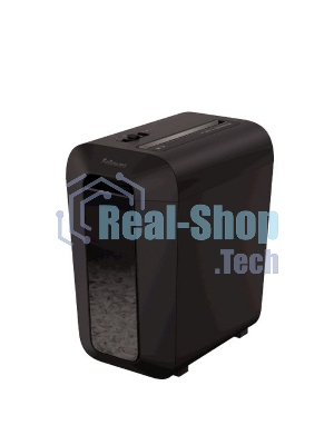 Шредер Fellowes PowerShred LX65 черный (секр.P-4)/перекрестный/10лист./22лтр./скрепки/скобы/пл.карты
