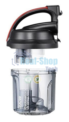 Пылесос Samsung VC15K4116VR/EV красный/черный, 390/1500 Вт, уборка сухая, пылесборник контейнер 1.3 л