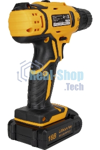 Дрель-шуруповерт аккумуляторная Вихрь ДА-16Л-2К 72/14/32, Аккумуляторная, 16В, 2 АКБ, Кейс