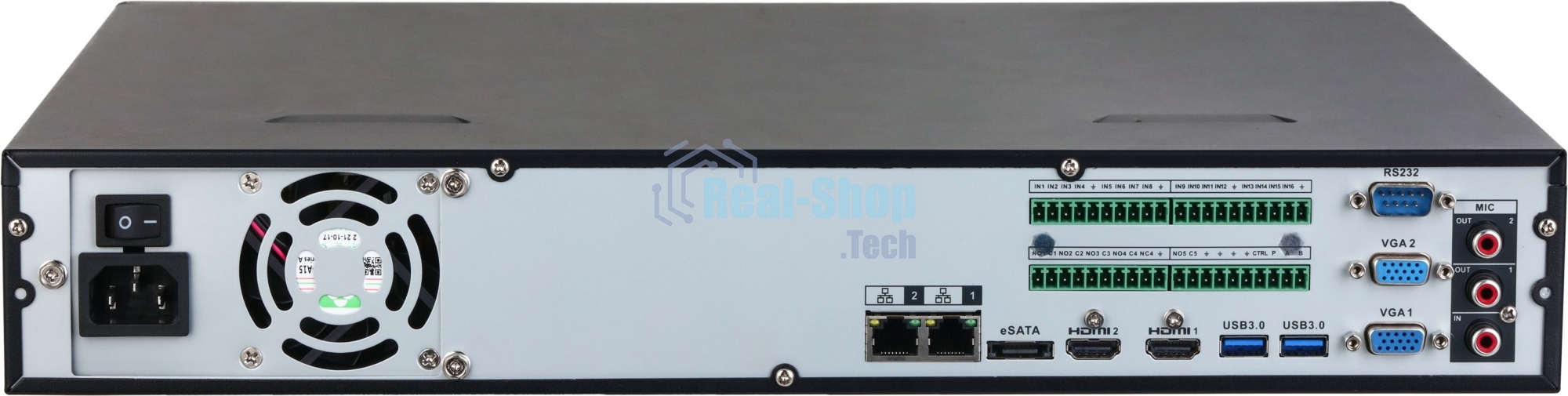 Видеорегистратор Dahua DHI-NVR5432-EI, 16/32/64 Channel 1.5U 4HDDs 4K & H.265 Pro Network Video Recorder