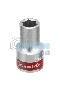 Головка торцевая Matrix, 10 мм, 6-гранная, CrV, под квадрат 1/2