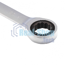 Ключ комбинированный трещоточный Matrix, 32 мм, CrV зеркальный хром