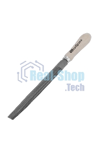 Напильник Сибртех, 200 мм, полукруглый, деревянная ручка