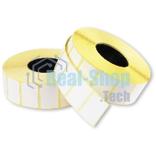 Термоэтикетки Cactus Top CS-TT30201800 сег.:30x20мм самоклей. д.вн.рул.92мм д.вт.40мм 1800шт/рул белый