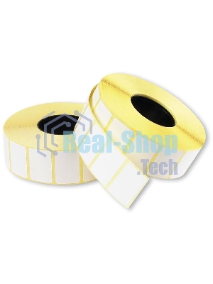 Термоэтикетки Cactus Top CS-TT30201800 сег.:30x20мм самоклей. д.вн.рул.92мм д.вт.40мм 1800шт/рул белый