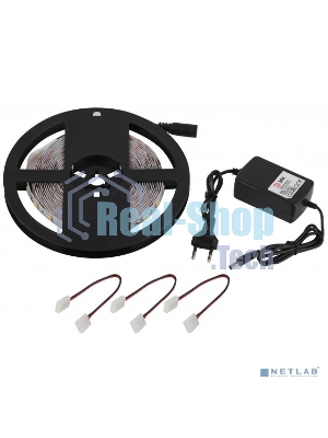 Комплект светодиодной ленты ЭРА 5050kit-14,4-60-12-IP20-2700-5m (50/600)