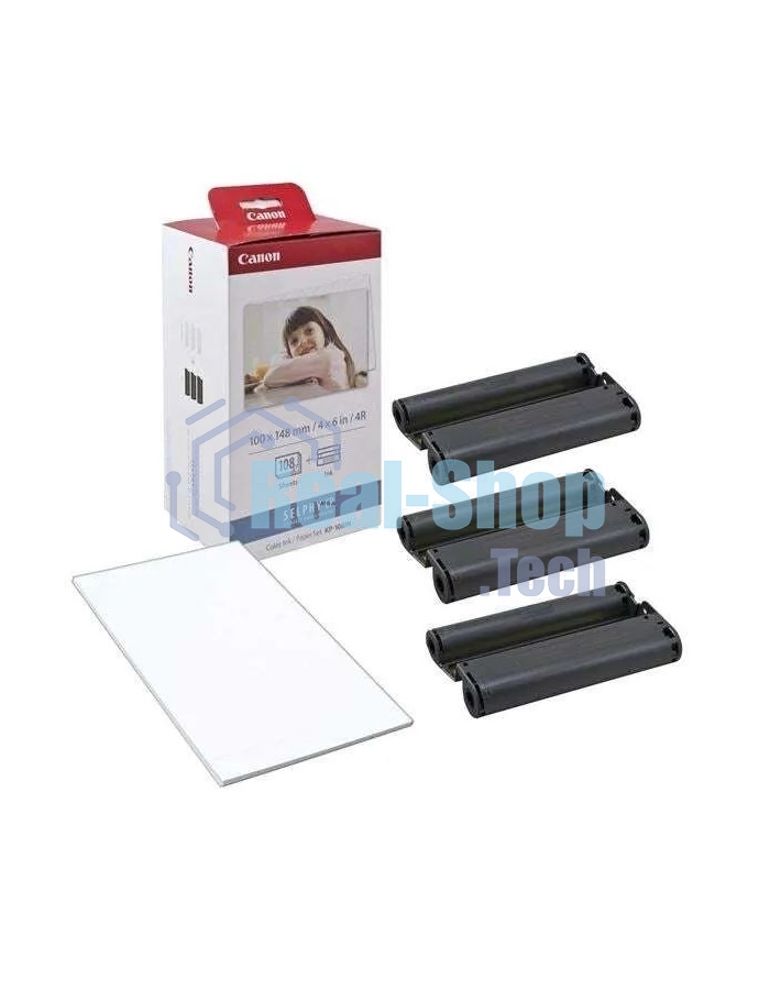 Набор для печати Canon KP-108IN 3115B001 10x15/108л./белый для сублимационных принтеров