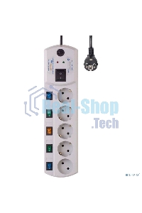 Сетевой фильтр Most EHV 5 м (5 розеток) белый (коробка)