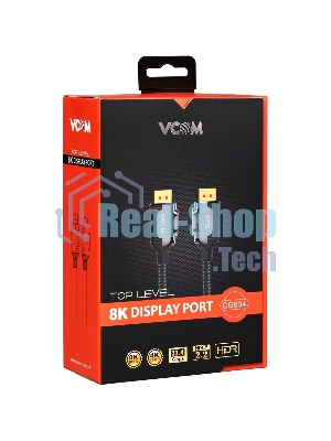 Кабель соединительный DISPLAY PORT v1.4, 8K@60Hz, 3m VCOM