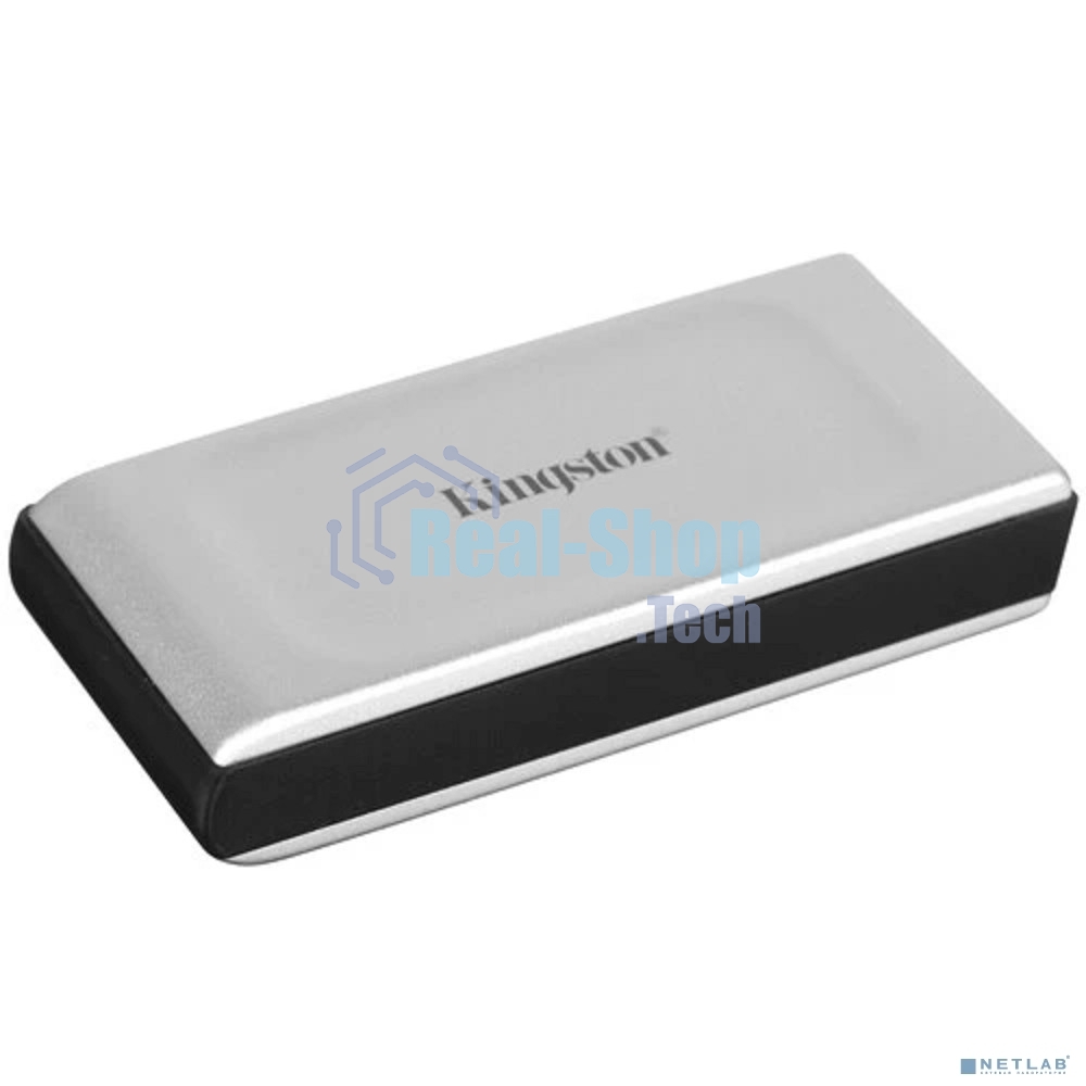Внешний SSD Kingston External SSD 2TB XS2000 BOC, Type-C, USB 3.2 Gen 2x2, R/W 2000/2000MB/s, IP55, 70x33x14мм, Silver (60 мес)