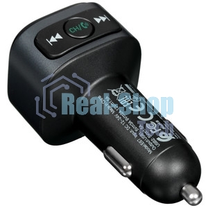 Автомобильное зарядное устройство Hoco E67, bluetooth FM Transmitter, 1xUSB, QC3.0, черный