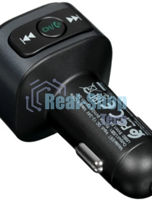 Автомобильное зарядное устройство Hoco E67, bluetooth FM Transmitter, 1xUSB, QC3.0, черный