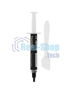 Термопаста ExeGate EX296086RUS ETG-10WMK Gold PLUS (10,4 Вт/(м•К), 4г, шприц с лопаткой)
