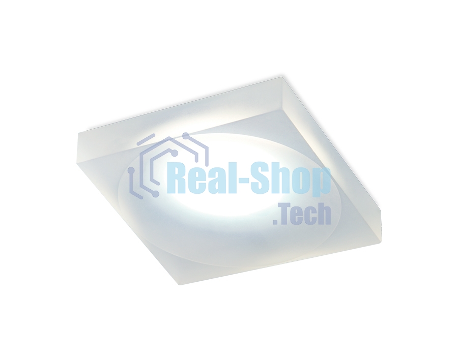 Светильник Ambrella light TN136 WH/FR белый/матовый GU5.3 80*80*32
