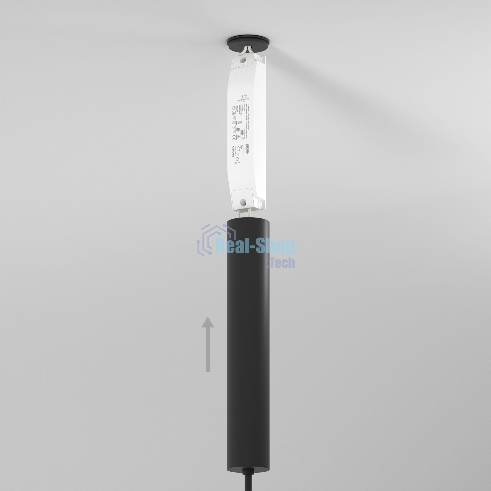 Декоративная стойка с вводом питания (с местом под  трансформатор) h545mm MEDIUM Esthetic Magnetic 85146/00