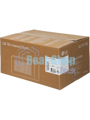 Микроволновая печь LG MH6032GAS черный, 20 л, 700 Вт, переключатели - сенсор