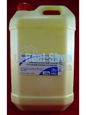 Тонер Kyocera Universal (TK-590/540/550/560/570/580/895) yellow (кан. 1кг) B&W Standart (Tomoegawa) фас России