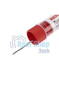 Припой без канифоли ПОС-61 Rexant, 10 г, Ø1.0 мм, (олово 61%, свинец 39%), колба