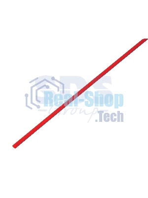 Термоусаживаемая трубка Rexant 10,0/5,0 мм, красная (бухта 100 м)