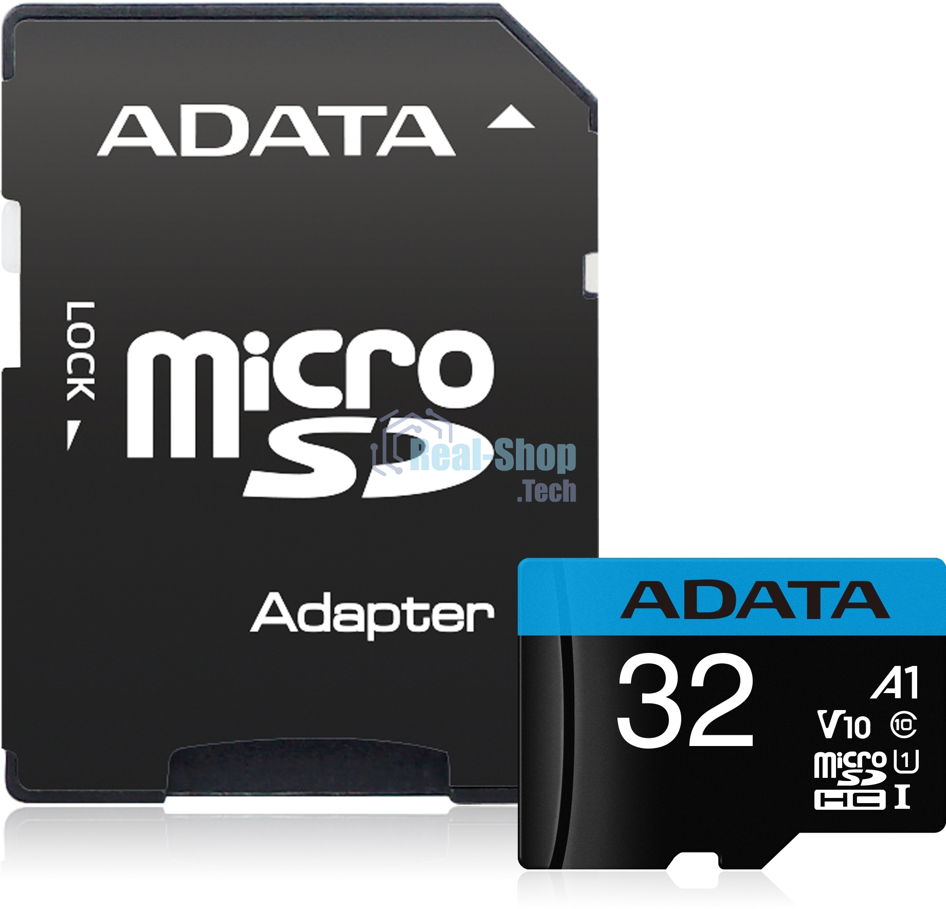 Флеш карта microSD 32Gb ADATA microSDHC Class 10 UHS-I A1 100/20 MB/s (SD адаптер)