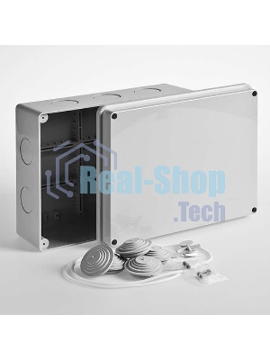 Коробка распр. ОП 240х195х90 IP55 без герм. Рувинил 67066