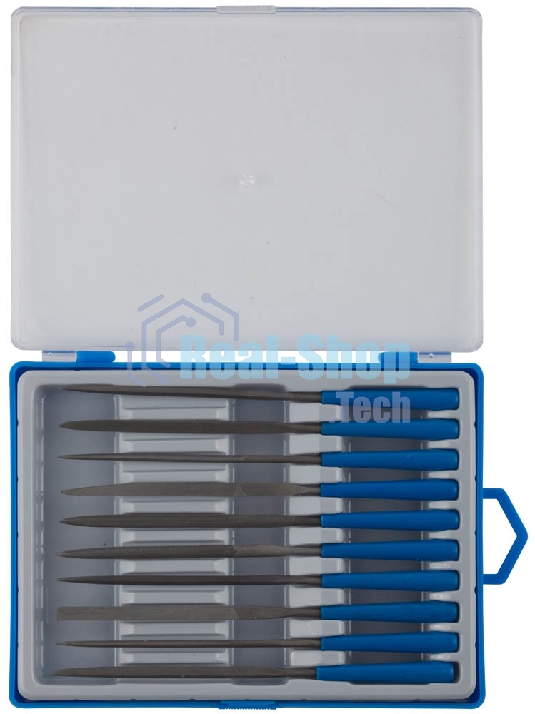 Профи набор надфилей Зубр 10 шт 140 мм, в боксе