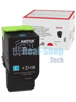 Картридж лазерный Xerox C310 голубой 5,5K (006R04369)