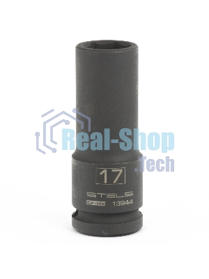 Головка ударная удлиненная шестигранная Stels 17 мм, 1/2