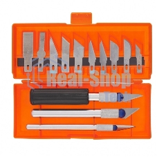 Набор резцов по дереву Sparta пластмассовые рукоятки, 13 шт.