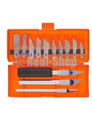 Набор резцов по дереву Sparta пластмассовые рукоятки, 13 шт.