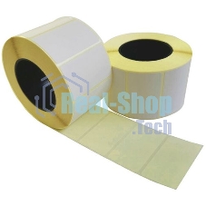 Термоэтикетки Cactus Top CS-TT43251000 сег.:43x25мм самоклей. д.вн.рул.80мм д.вт.40мм 1000шт/рул белый